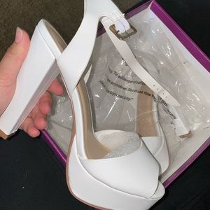 White heels